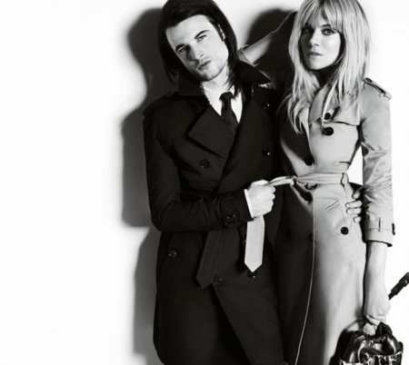 Сиенна Миллер и Том Старридж в новом ролике Burberry (ФОТО0 (ВИДЕО)