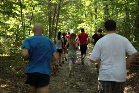 Nike Forest Run: идеальный бег в июльском лесу (ФОТО)