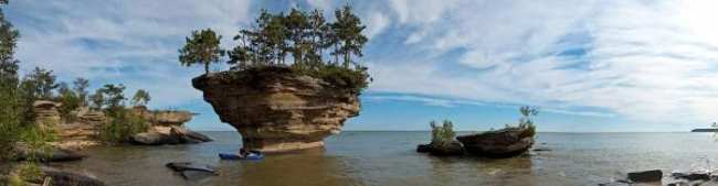 Необычный островок Turnip Rock (ФОТО)